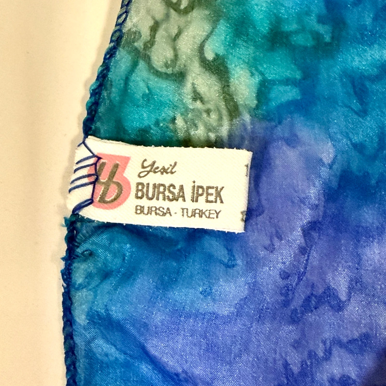 Vintage! Pañuelo seda efecto batik – photo 10